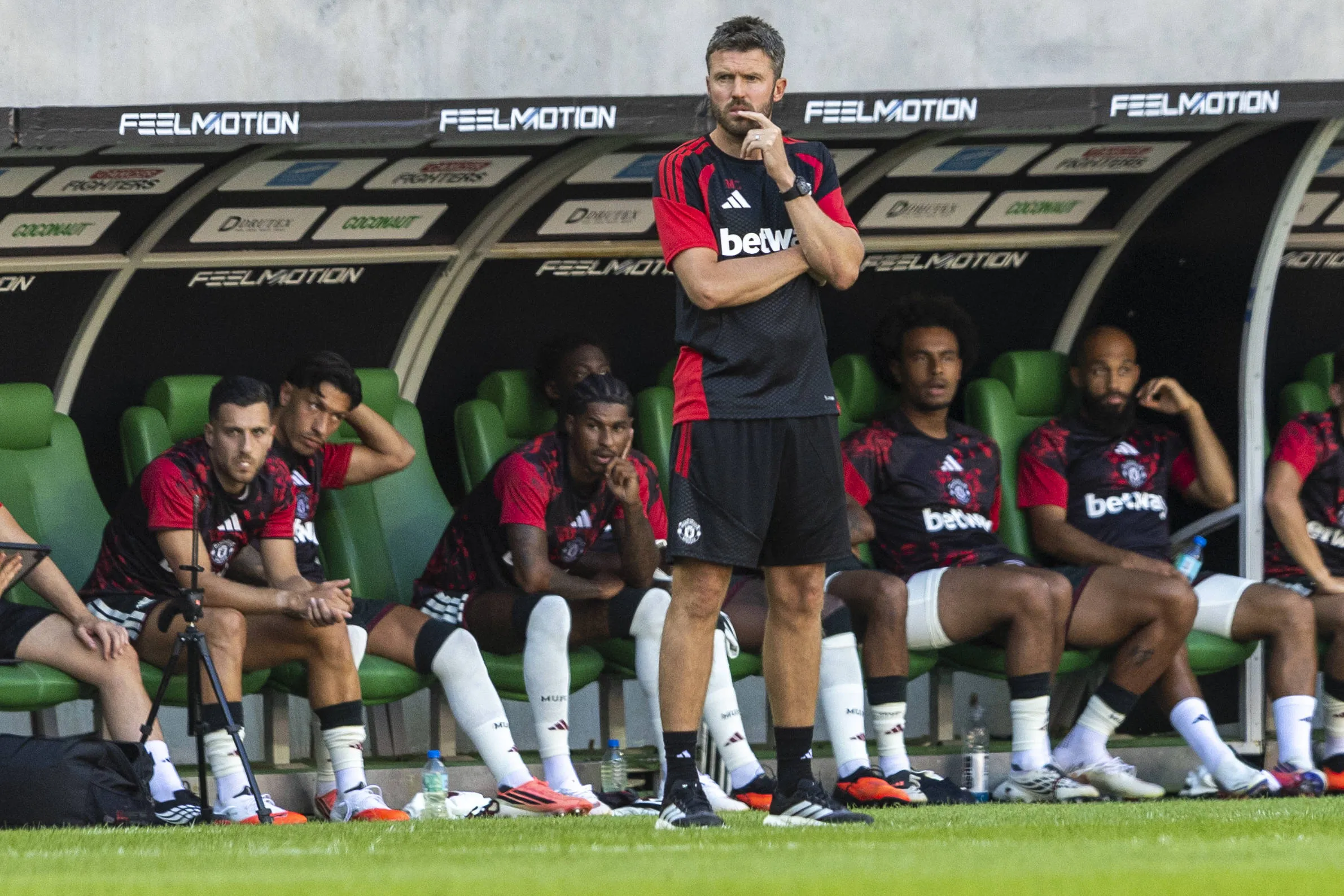Manchester United manager Michael Carrick. 