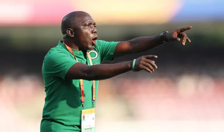 Nigeria Flamingos head coach Bankole Olowookere at the FIFA Women’s World Cup 