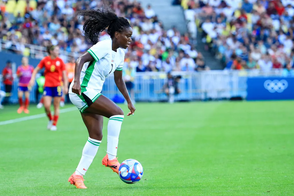 Toni Payne of Nigeria during the Paris Olympics 2024