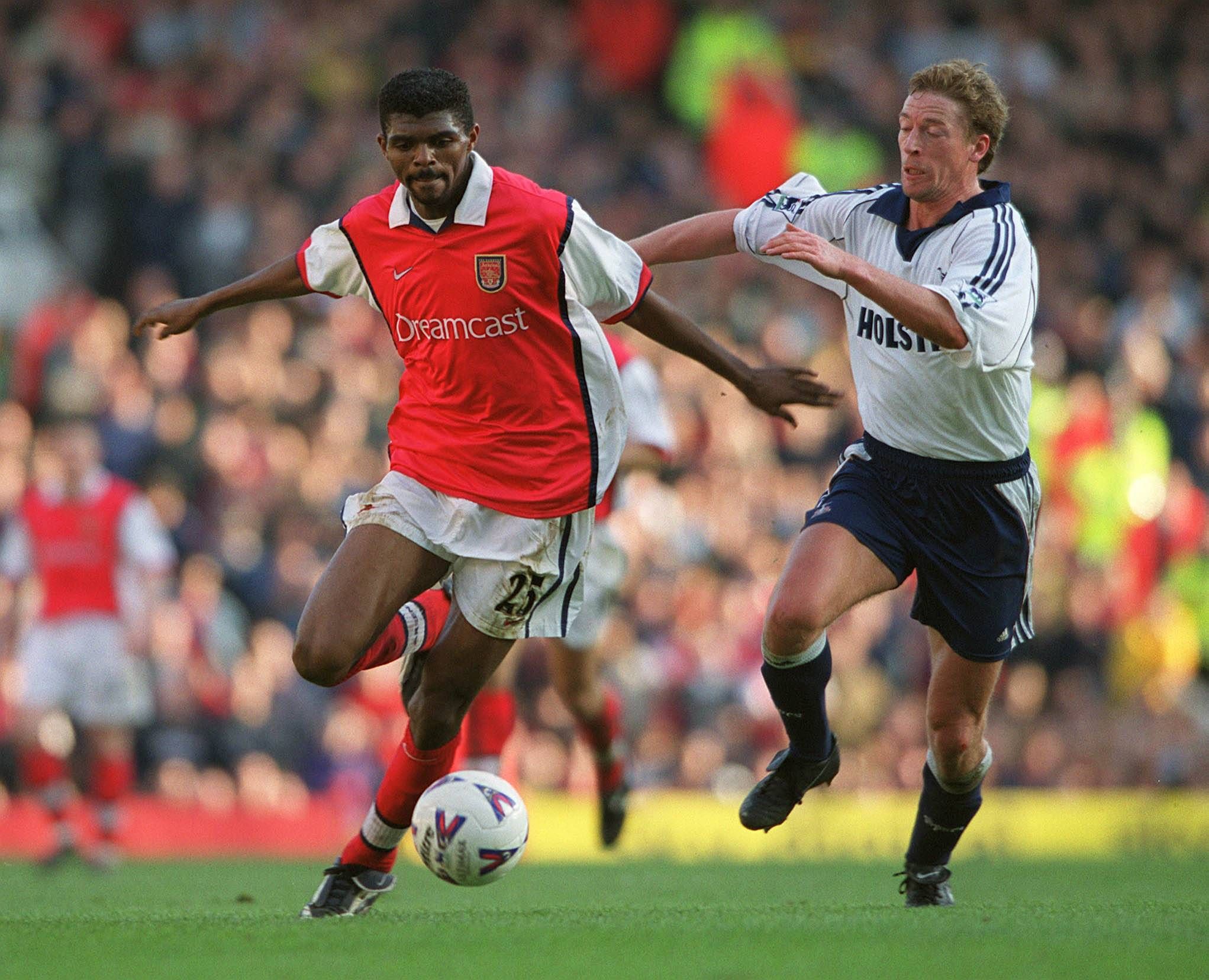 Kanu Nwankwo at Arsenal in the Premier League