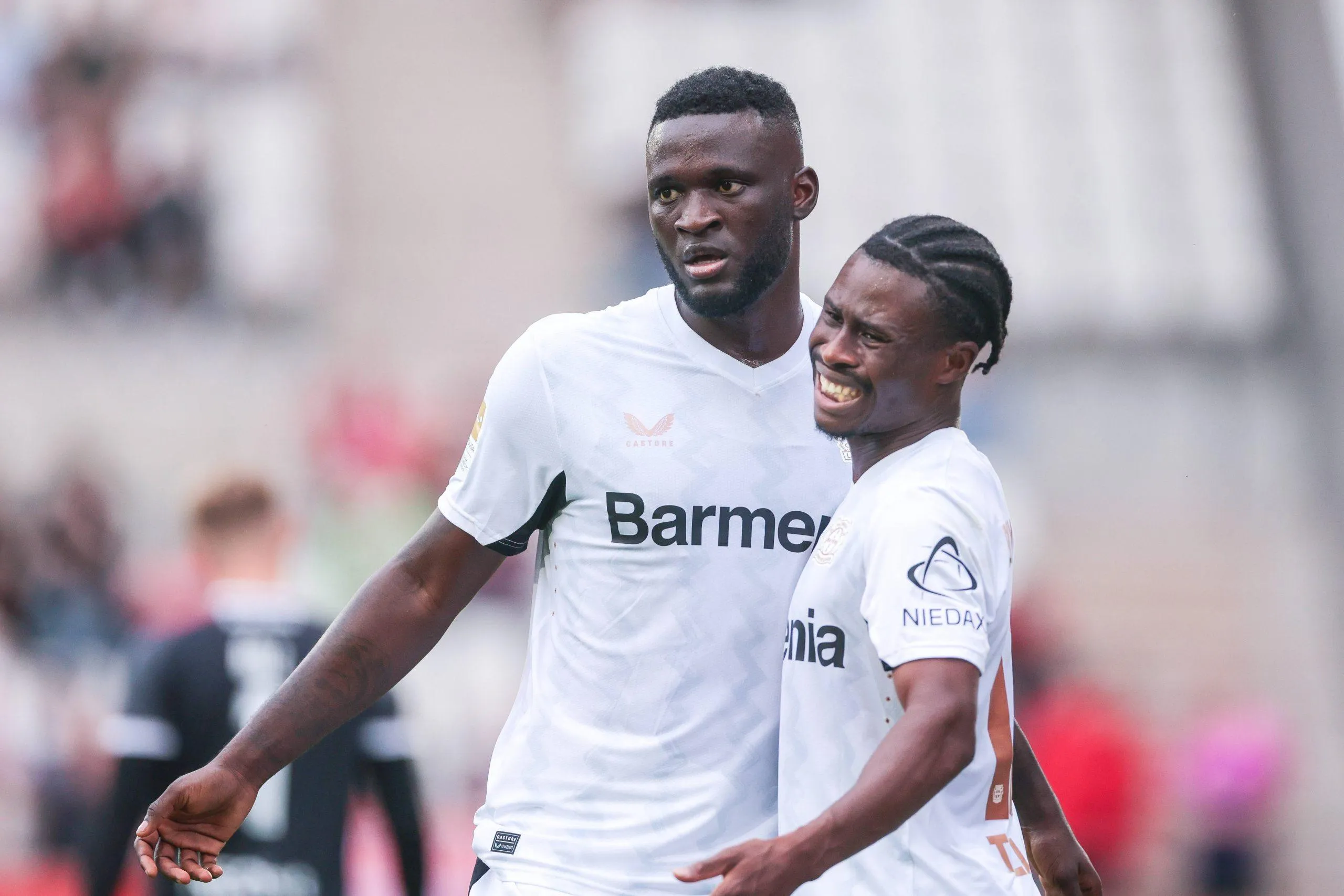 Super Eagles duo Victor Boniface and Nathan Tella