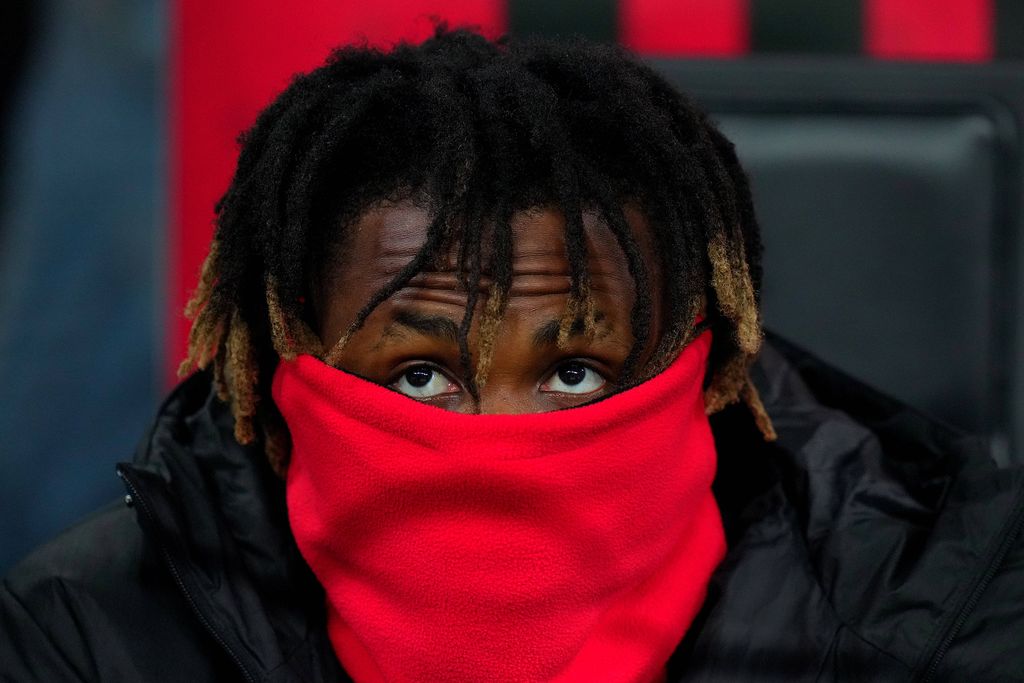 Samuel Chukwueze during the Italy Cup Frecciarossa soccer match between Ac Milan and Roma at San Siro Stadium