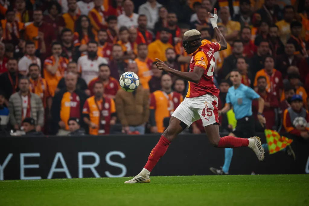 Victor Osimhen in action for Galatasaray