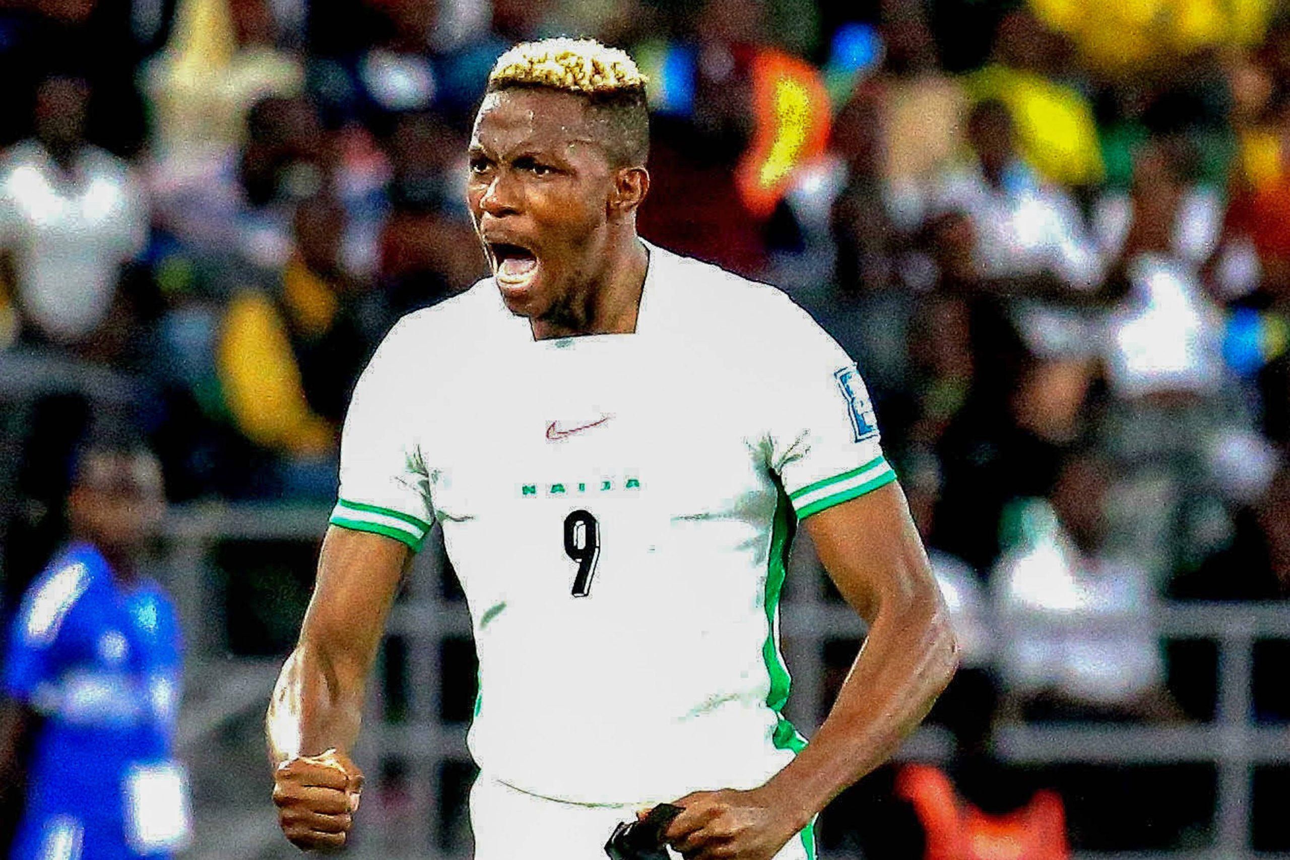 Nigeria Super Eagles striker Victor Osimhen. Photo Credit X