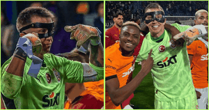 Galatasaray’s Muslera reveals reason behind Osimhen mask pose