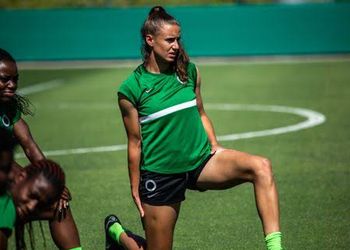 Photos: Super Falcons defender eyes 2024 Olympic return on recovery path