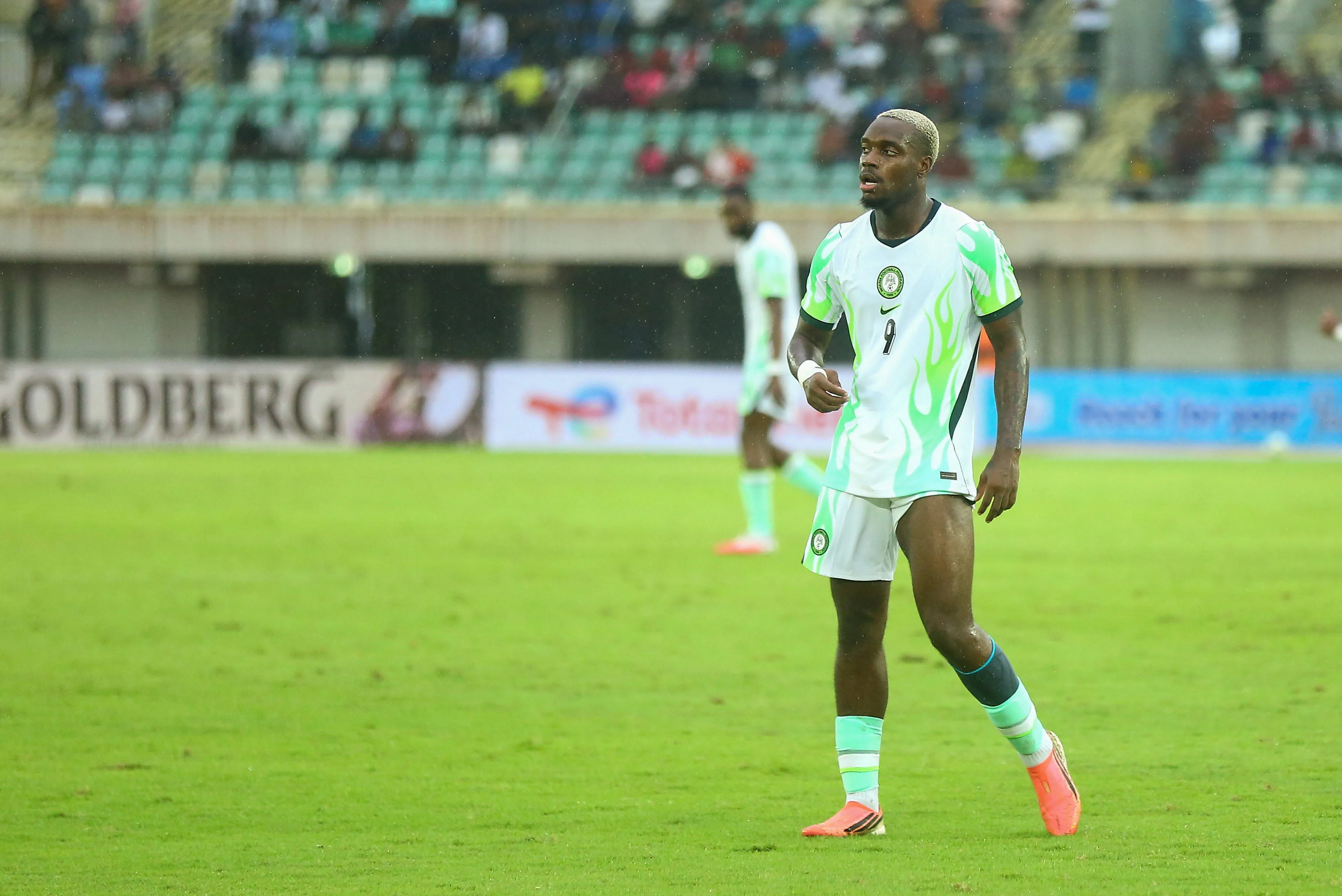 George Ilenikhena, for Nigeria Super Eagles.