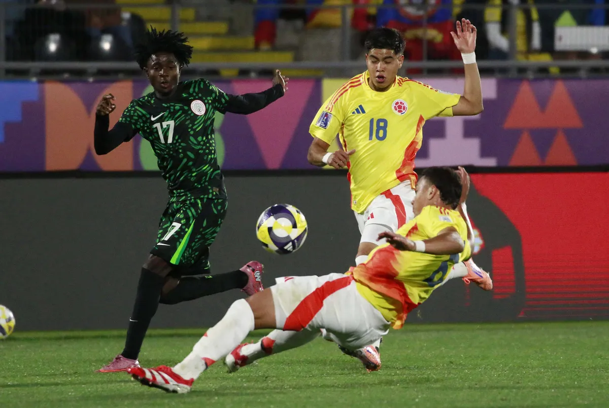 Flying Eagles winger Tahir Maigana at the U-20 World Cup