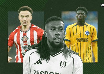 Photo: Manchester City star named after Tijani Babangida finally meets the Super Eagles legend