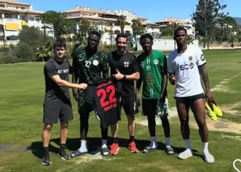 Watch: Forgotten Super Eagles midfielder trains with Victor Boniface, Raphael Onyedika ahead of pre-season