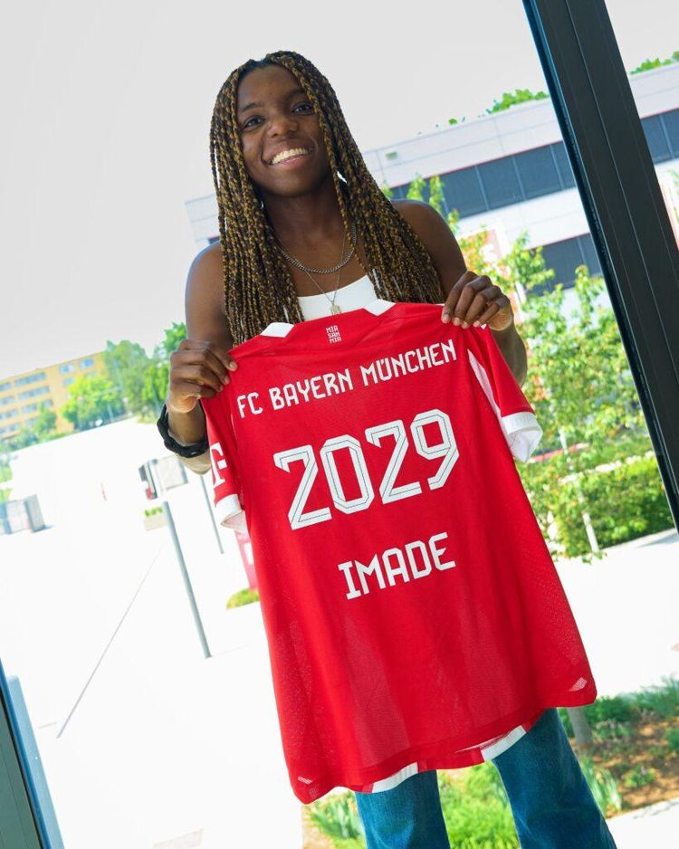 Nigerian striker Edna Imade