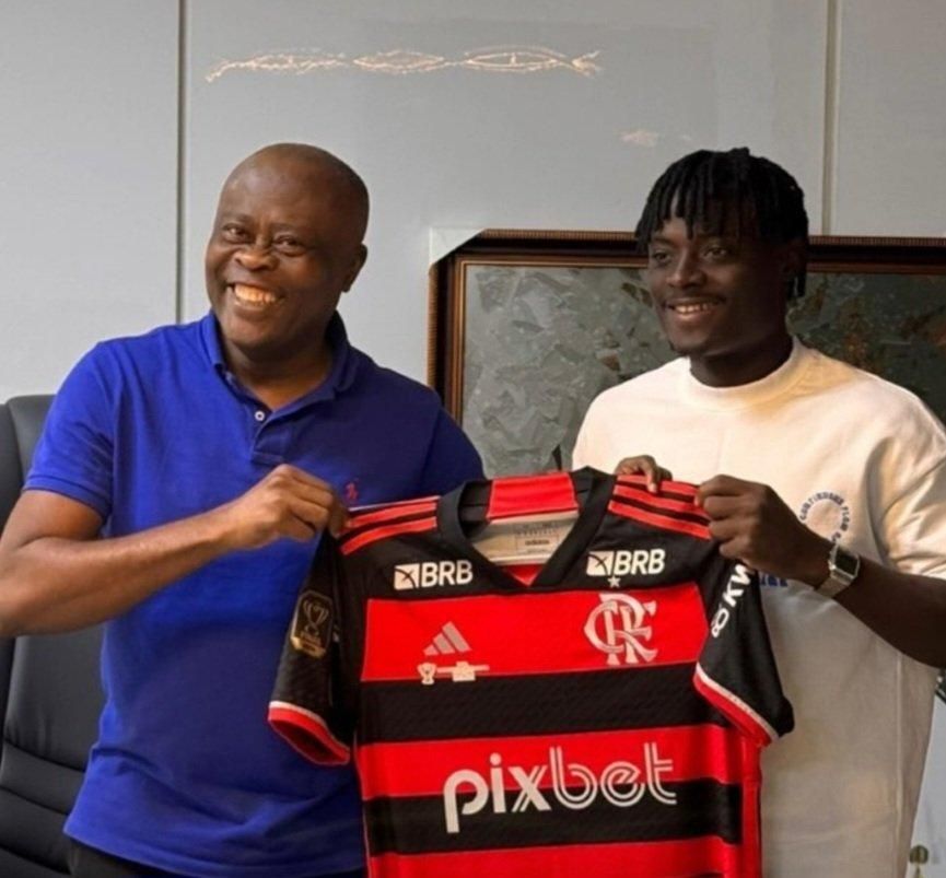 Nigeria and Flamengo youngster Shola Ogundana. Photo Credit X 