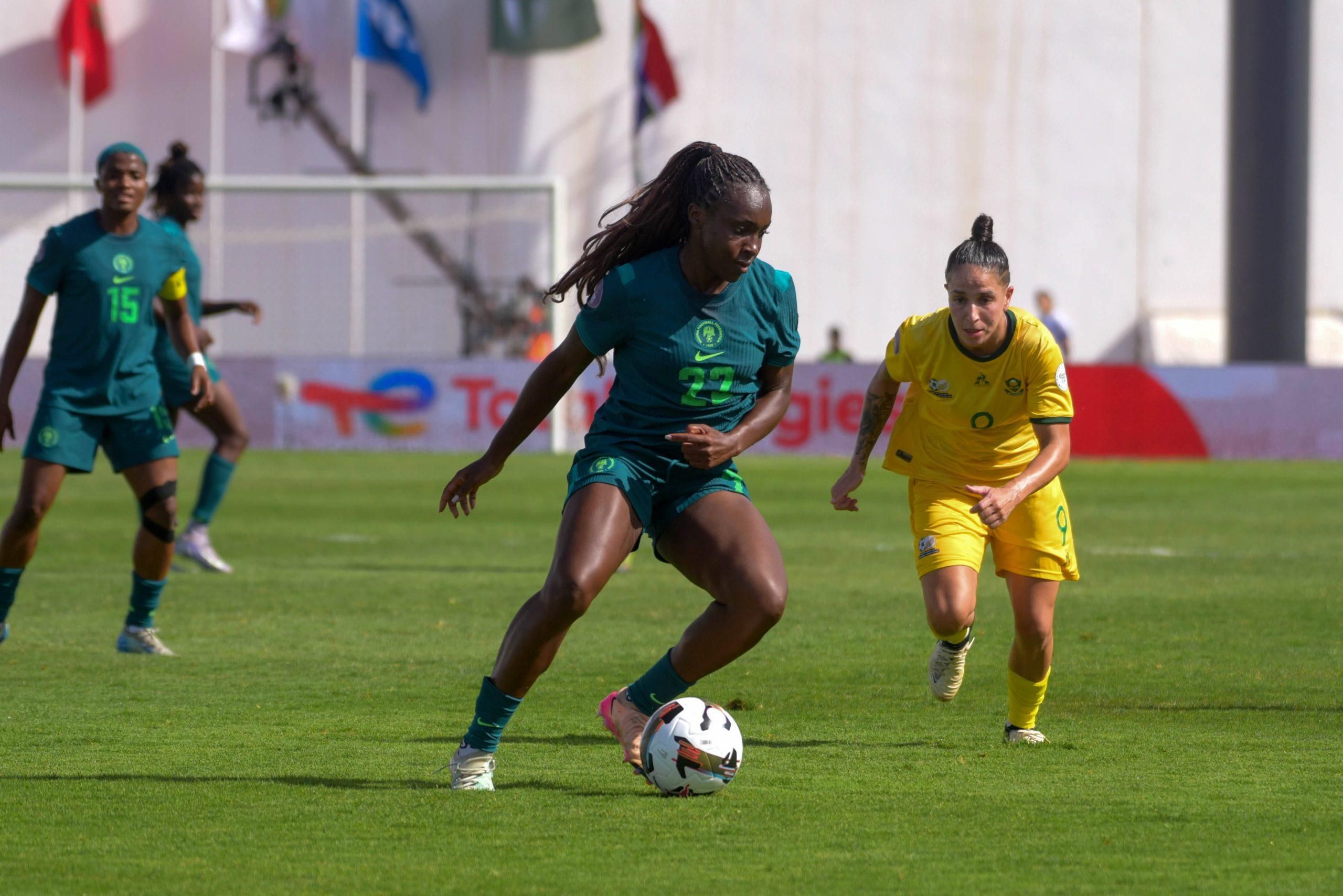 Michelle Alozie of Nigeria during the 2025 Women s Africa Cup of Nations WAFCON Semi Finals match between Nigeria and South Africa