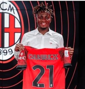 Samuel Chukwueze: Super Eagles star reveals Brazilian legend’s role in decision to join Milan