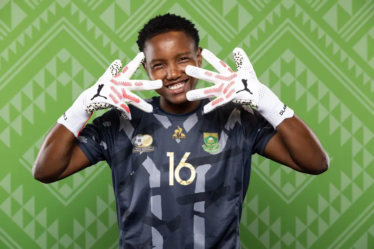 South Africa goalkeeper Andile Dlamini 