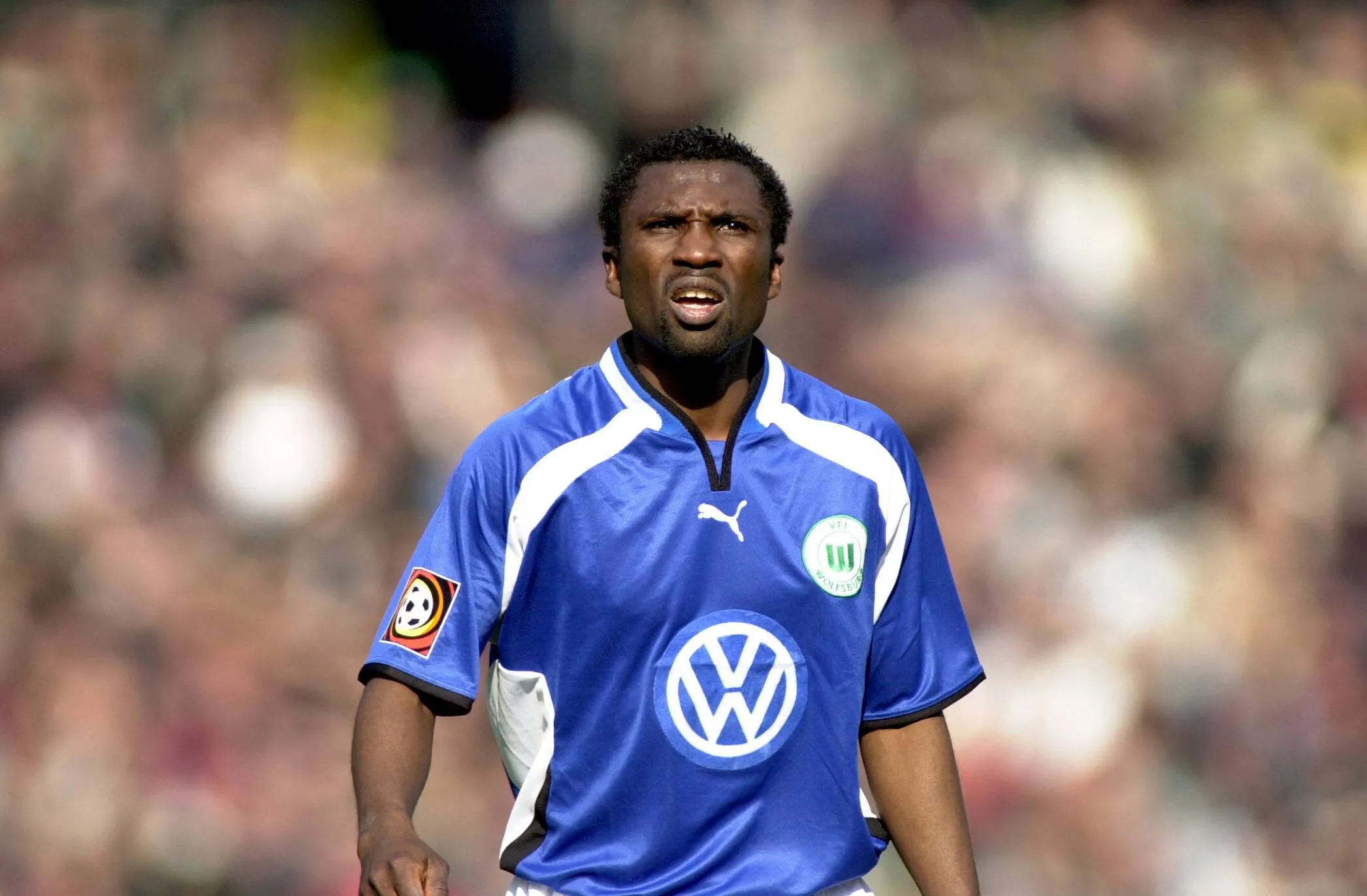 Former Super Eagles star Jonathan in action for