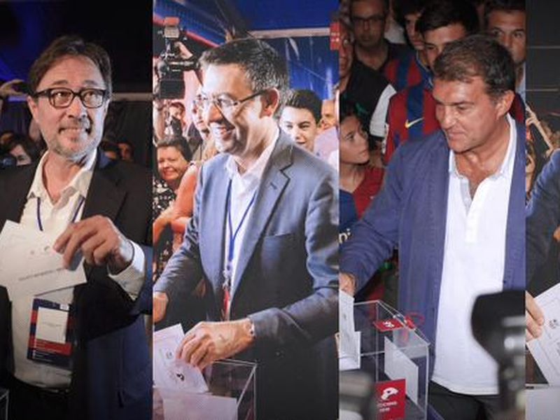 Bartomeu, Laporta, Freixa And Benedito Speaks On Elections
