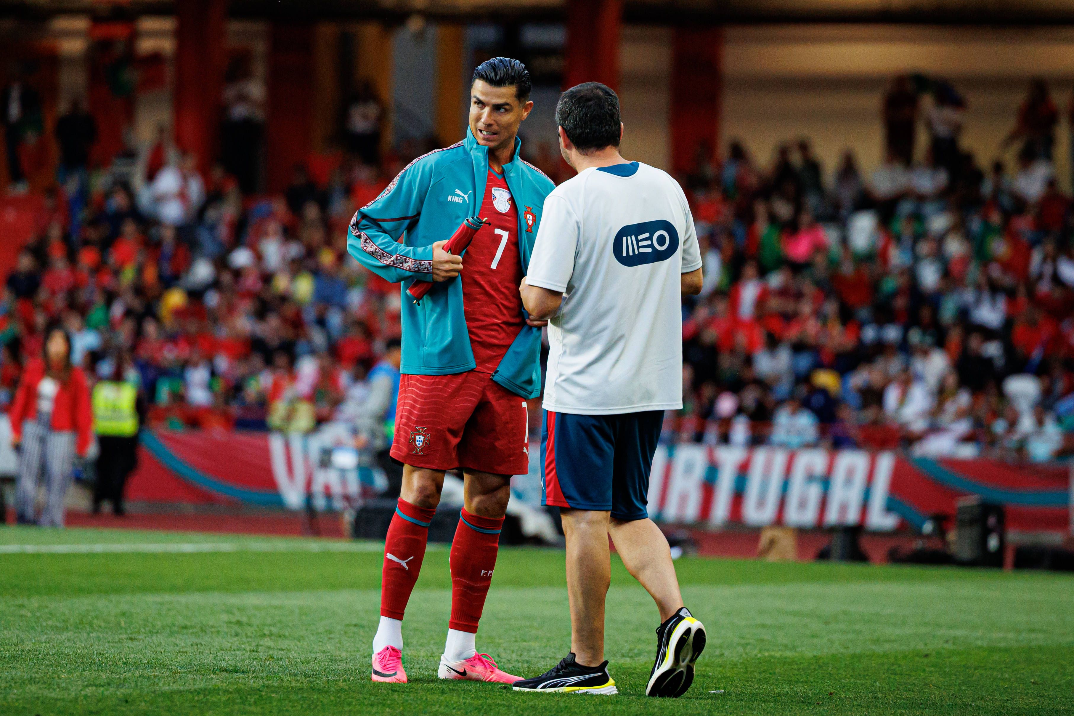 Cristiano Ronaldo seen during International friendly game between Portugal and Nigeria