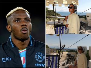 Photos: SSC Napoli star Victor Osimhen’s German girlfriend makes stunning social media comeback