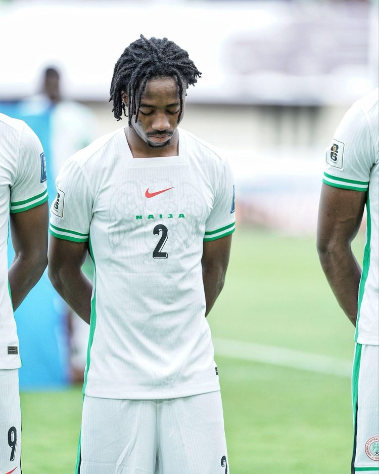 Super Eagles defender Benjamin Fredrick