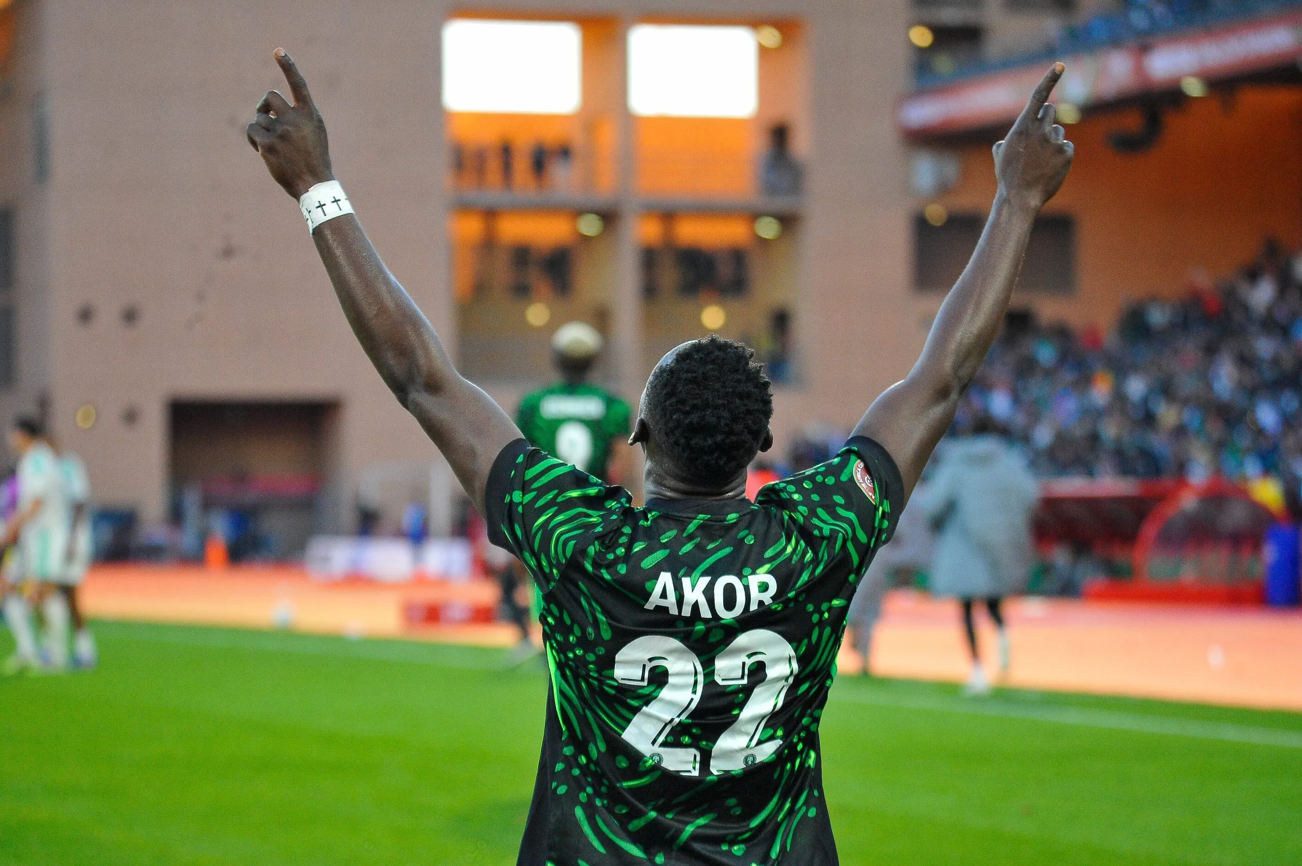 Nigeria and Sevilla forward Akor Adams 