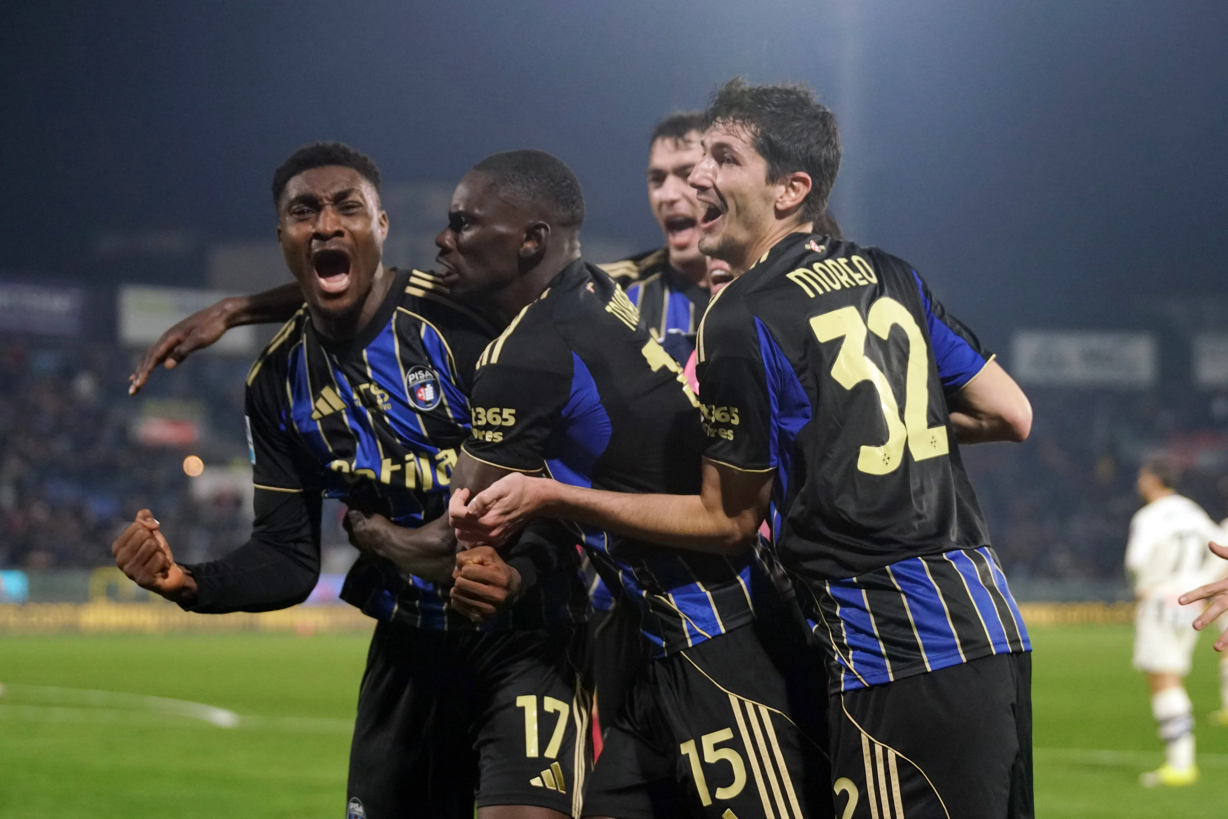 Rafiu Durosinmi During the Serie A match between Pisa and Atalanta