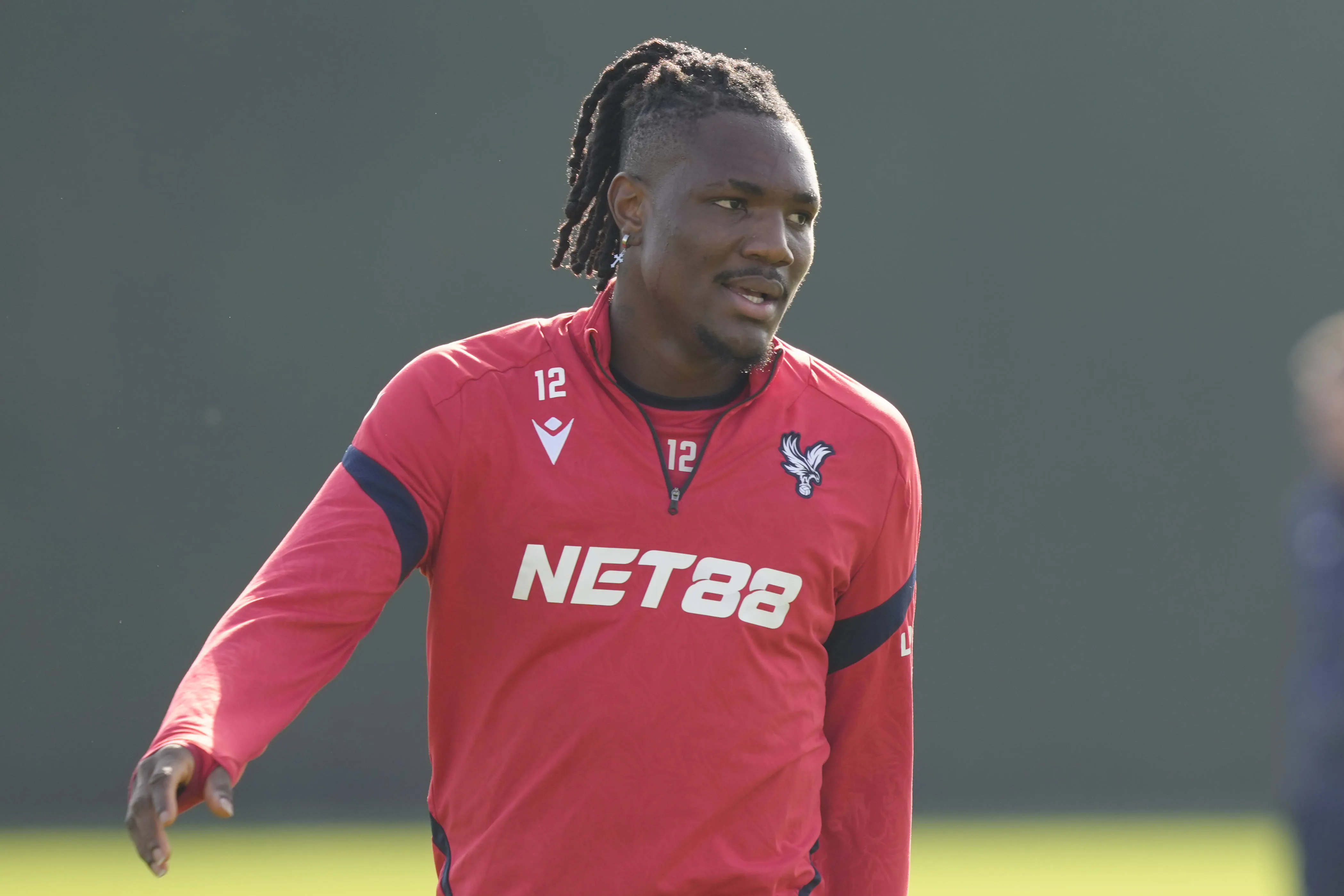 Crystal Palace Training Session Europa Conference League Crystal Palace midfielder Christantus Uche 12 during the training session for Crystal Palace at Crystal Palace Training Ground, Beckenham, UK on 25 February 2026.