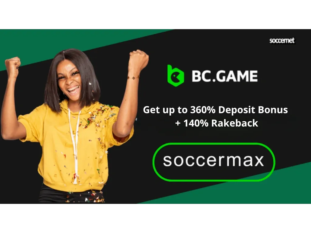 BC Game Bonus Code Nigeria 2026: soccermax for 360% Bonus
