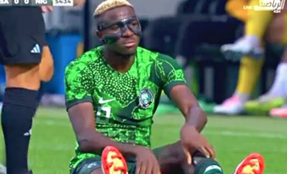 Victor Osimhen is injured and will not feature against South Africa