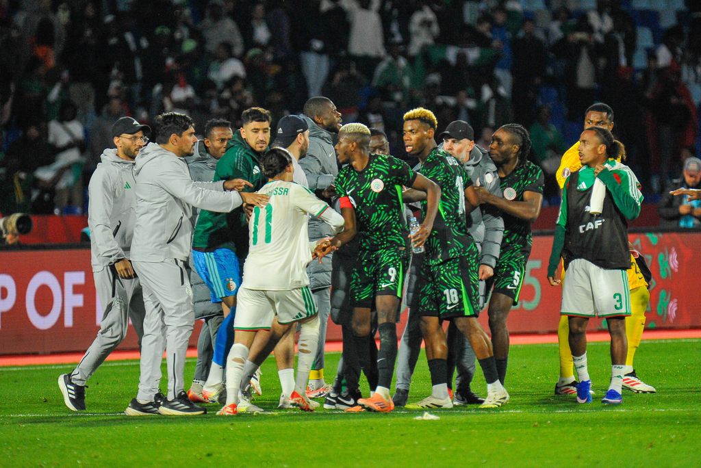 AFCON match between Algeria and the Super Eagles of Nigeria
