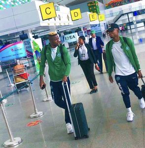 WATCH: Victor Osimhen leads Super Eagles’ return to Nigeria after beating Guinea-Bissau in AFCONQ