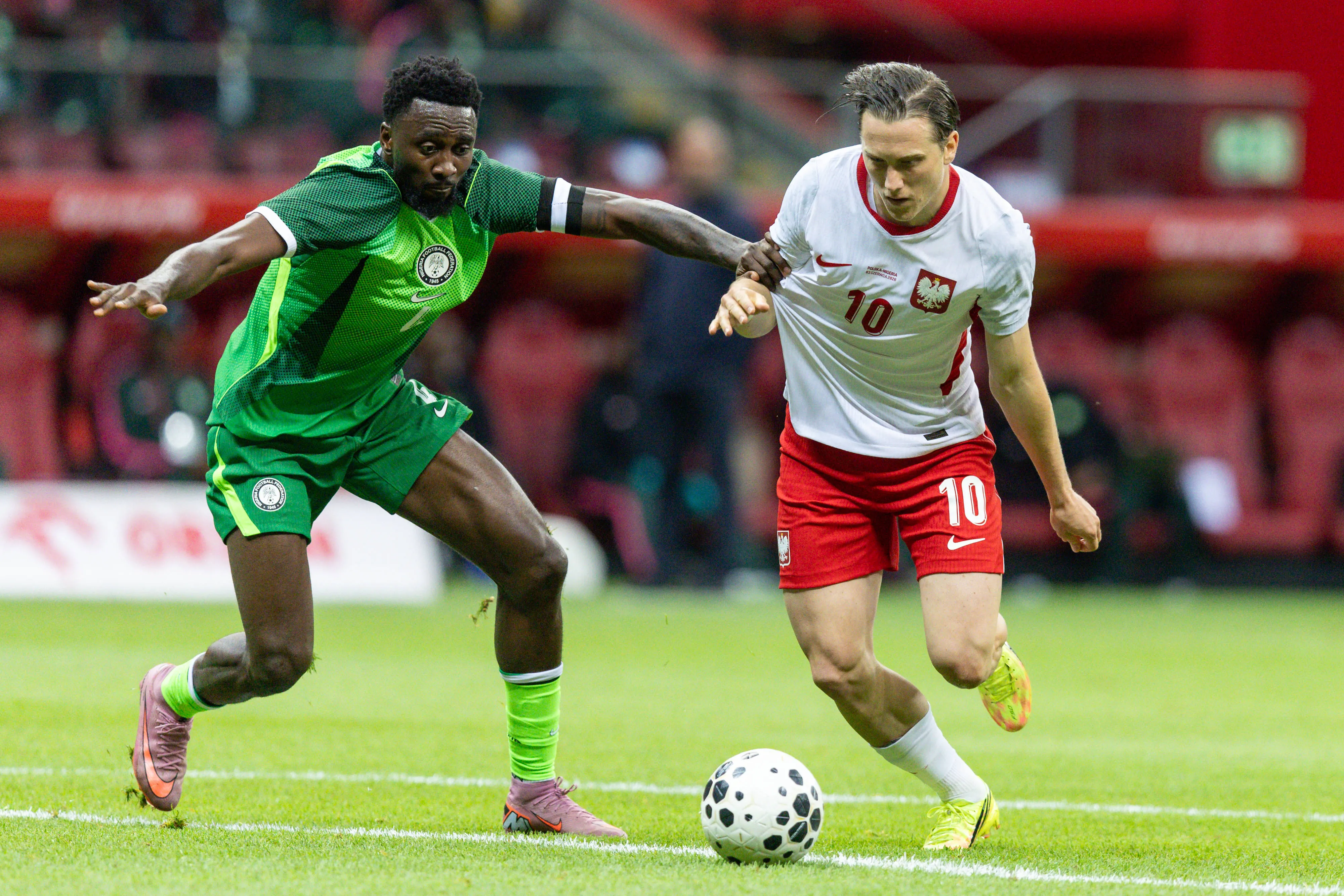 Super Eagles captain Wilfred Ndidi v Poland