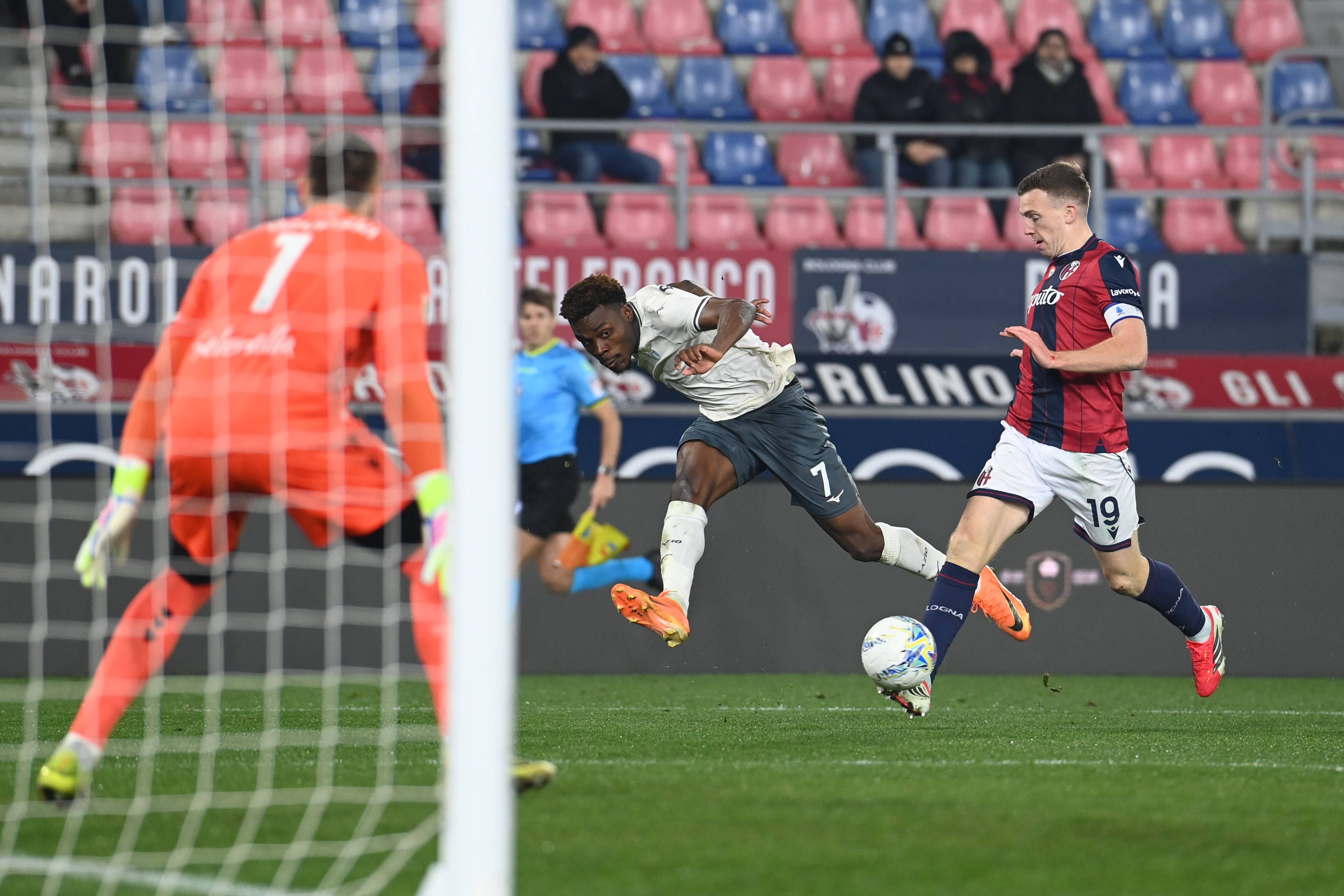 Dele Bashiru Fisayo SS Lazio serving assist for Noslin Tijjani