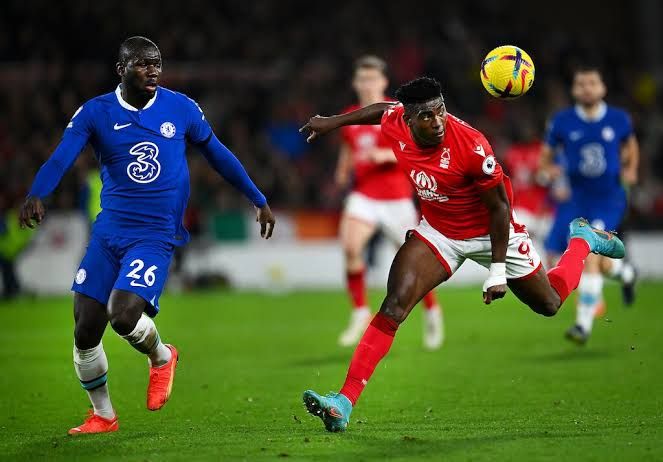 Pictures: Peseiro celebrates with Super Eagles Nottingham Forest stars after big performance against Chelsea