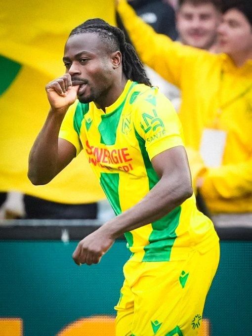 Nigeria Super Eagles and Nantes forward Moses Simon.