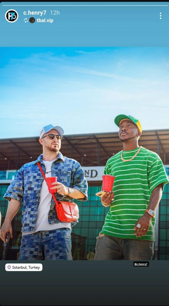 Picture of Onyekuru and his friend in Turkey