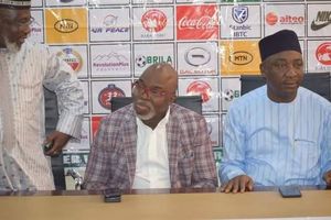 Ex-NFF boss Amaju Pinnick snubs Emmanuel Amunike, backs Finidi George for Super Eagles job