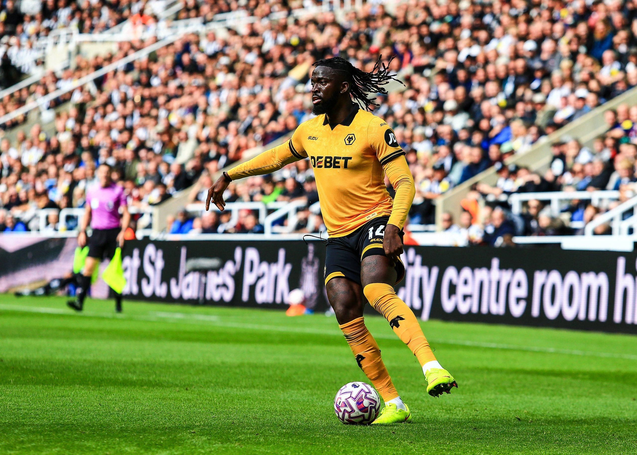 Tolu Arokodare in action against Newcastle