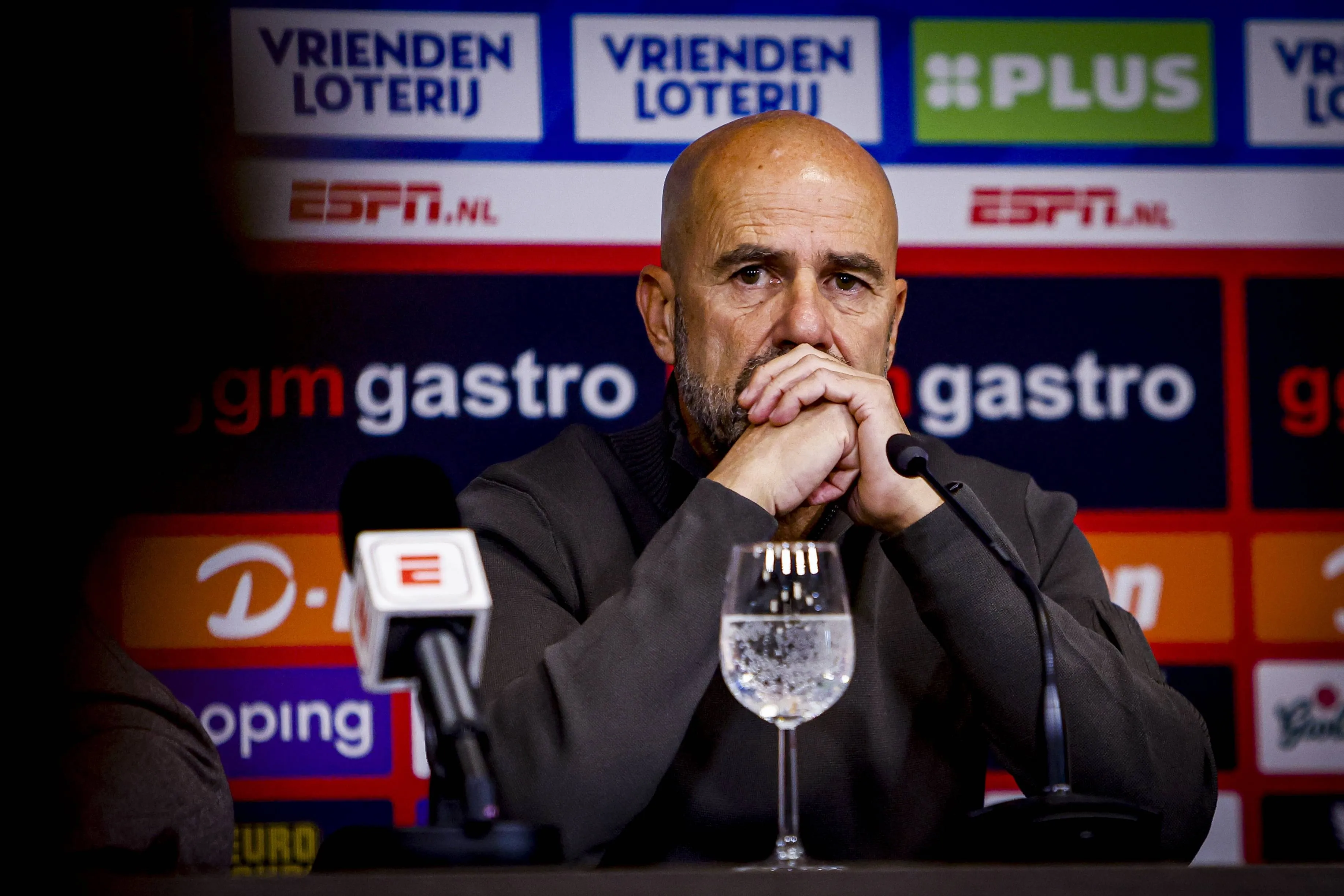 PSV Eindhoven head coach Peter Bosz