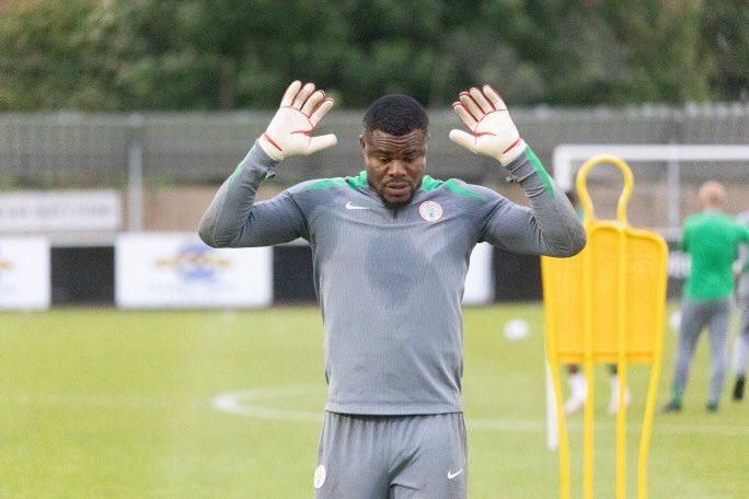 Super Eagles goalie Stanley Nwabali