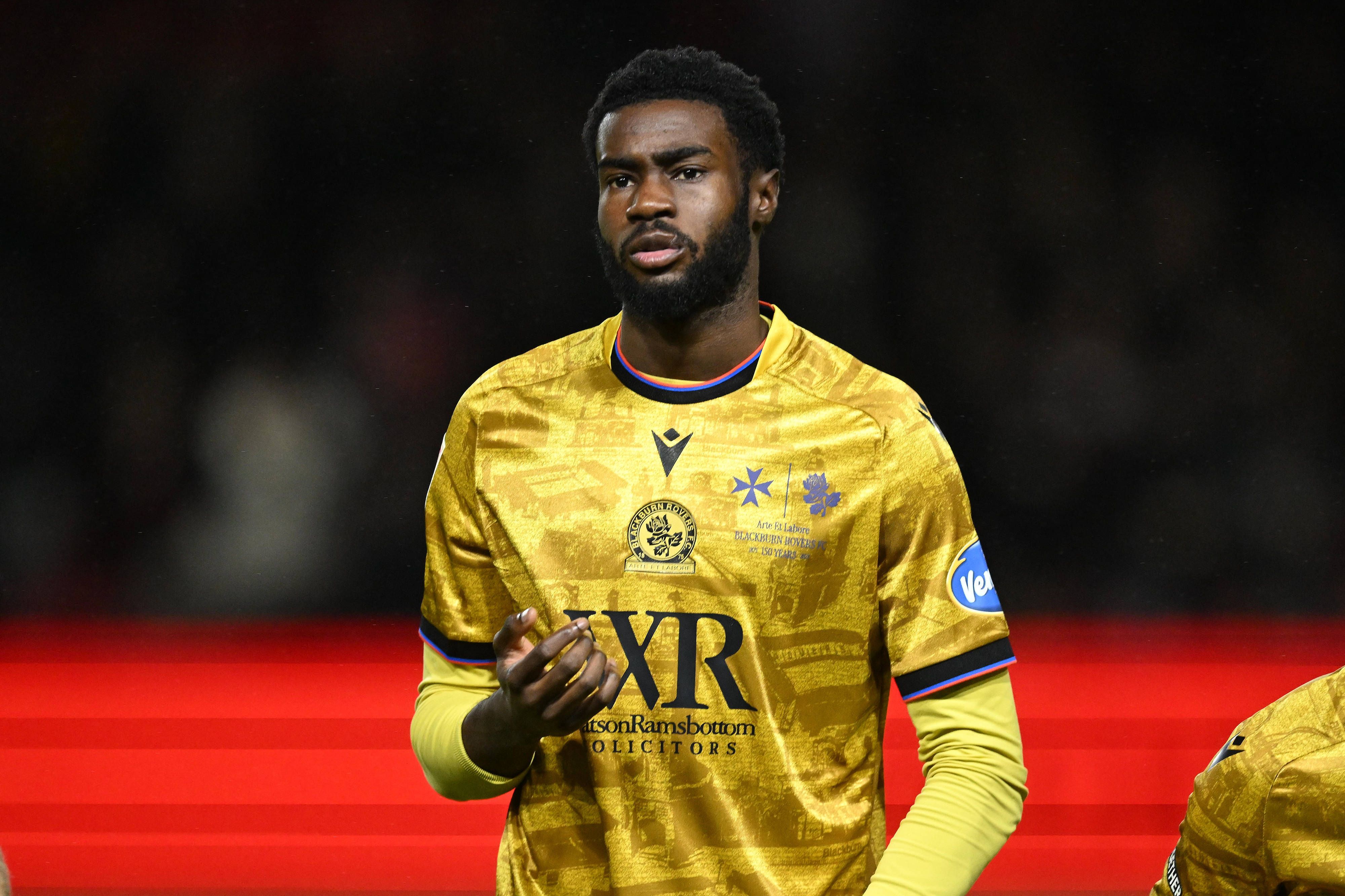 Blackburn Rovers defender Ryan Alebiosu