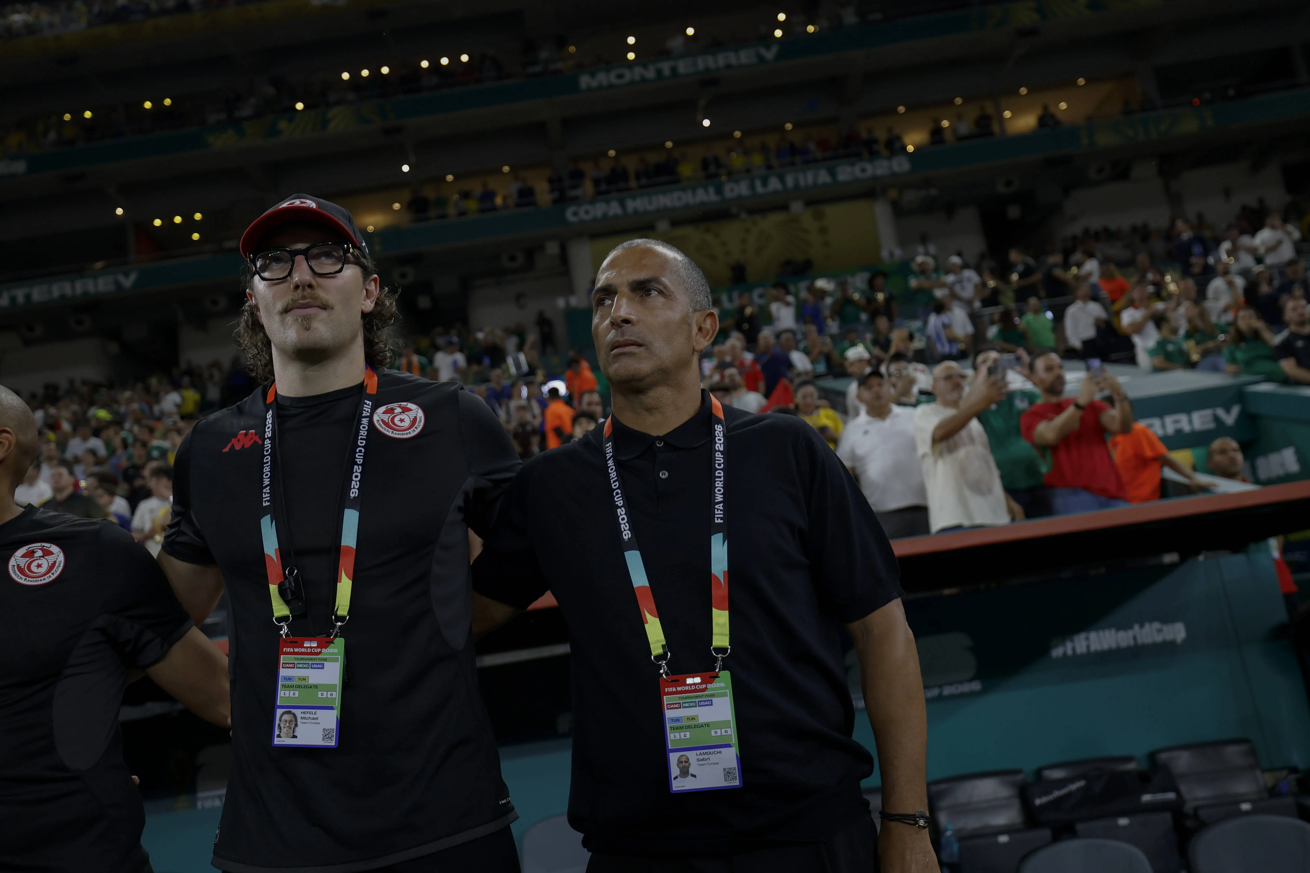 Sabri Lamouchi coach of the Tunisia national team during the FIFA World Cup game against Sweden