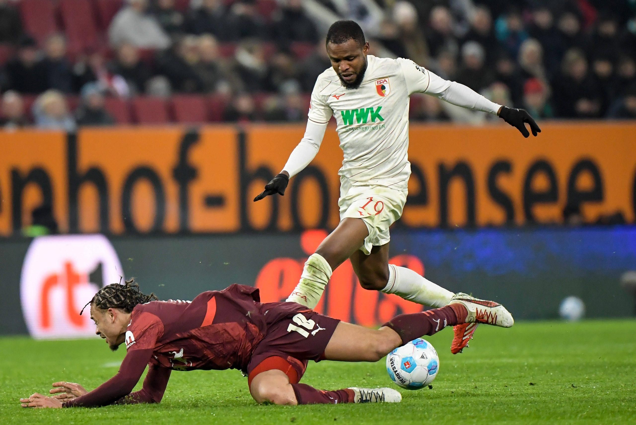Nigeria Super Eagles and Augsburg star Frank Onyeka. Photo by IMAGO 
