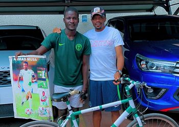 Watch: Super Eagles mourn Nigerian fans’ deaths during Nigeria vs South Africa semi-final clash