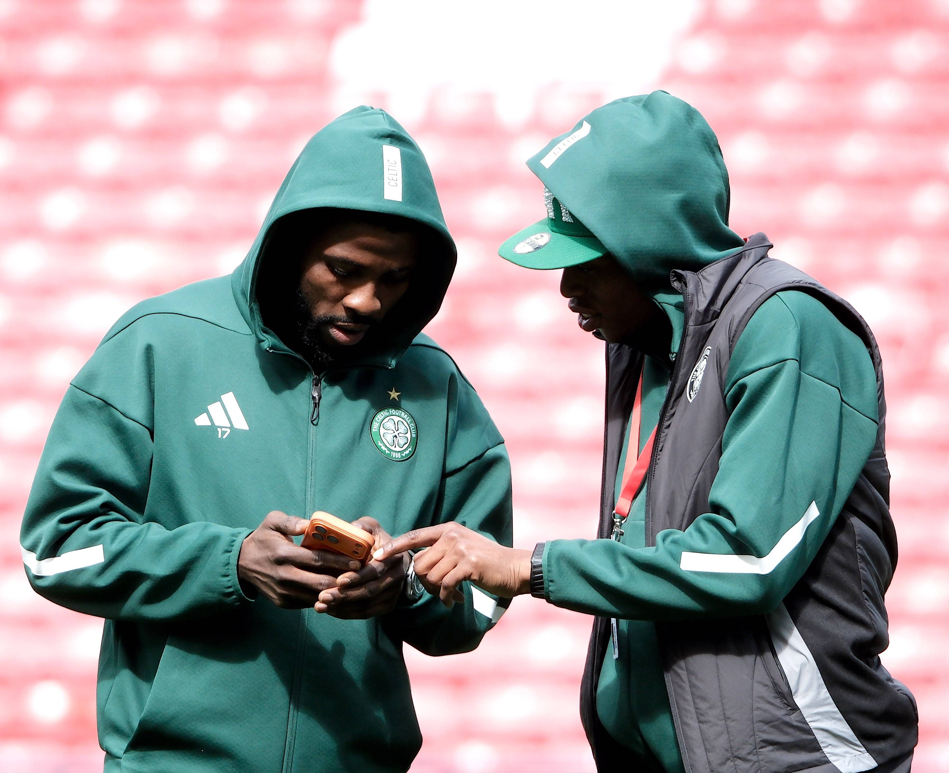 Kelechi Iheanacho Celtic and Junior Adamu Celtic