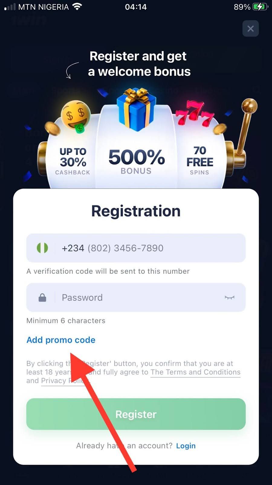 1Win Promo Code Nigeria 2026 – WINSOC: 500% Bonus Up to ₦3,000,000