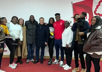 “It’s not easy” – Taiwo Awoniyi’s wife opens up on how she deals with life as a footballer’s wife