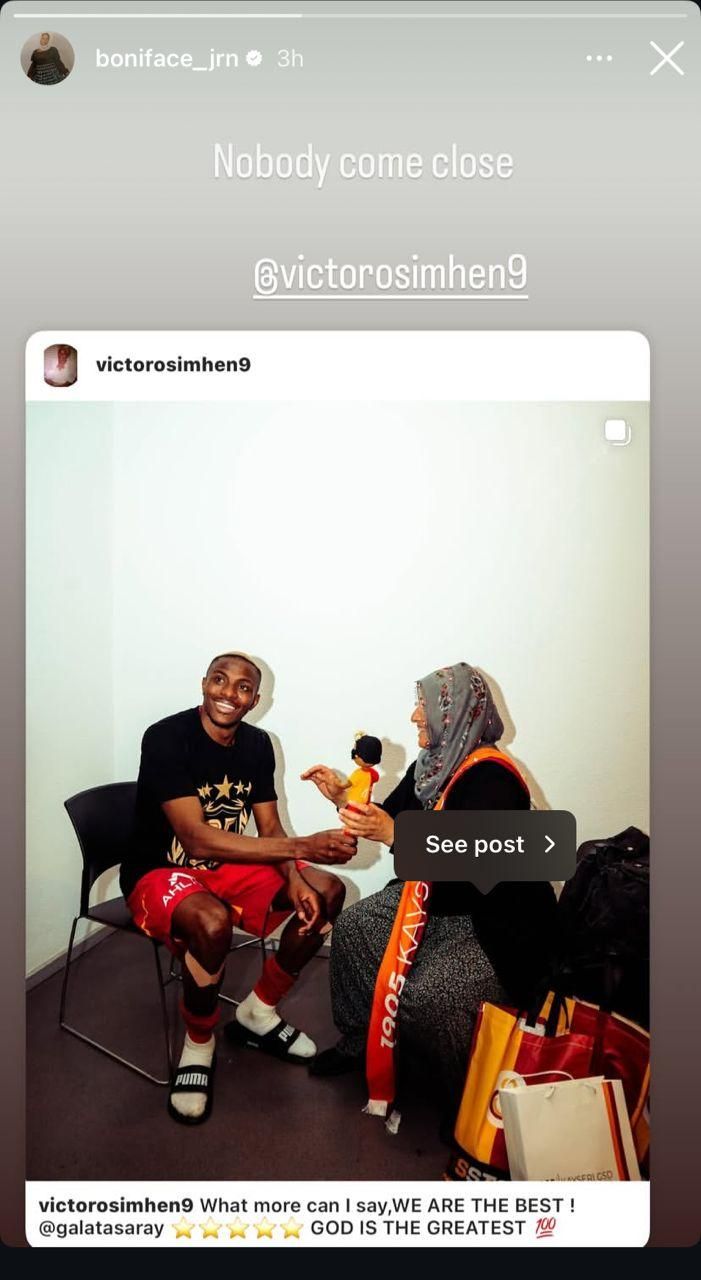 Leverkusen star sends three-word message to Osimhen after Galatasaray title win