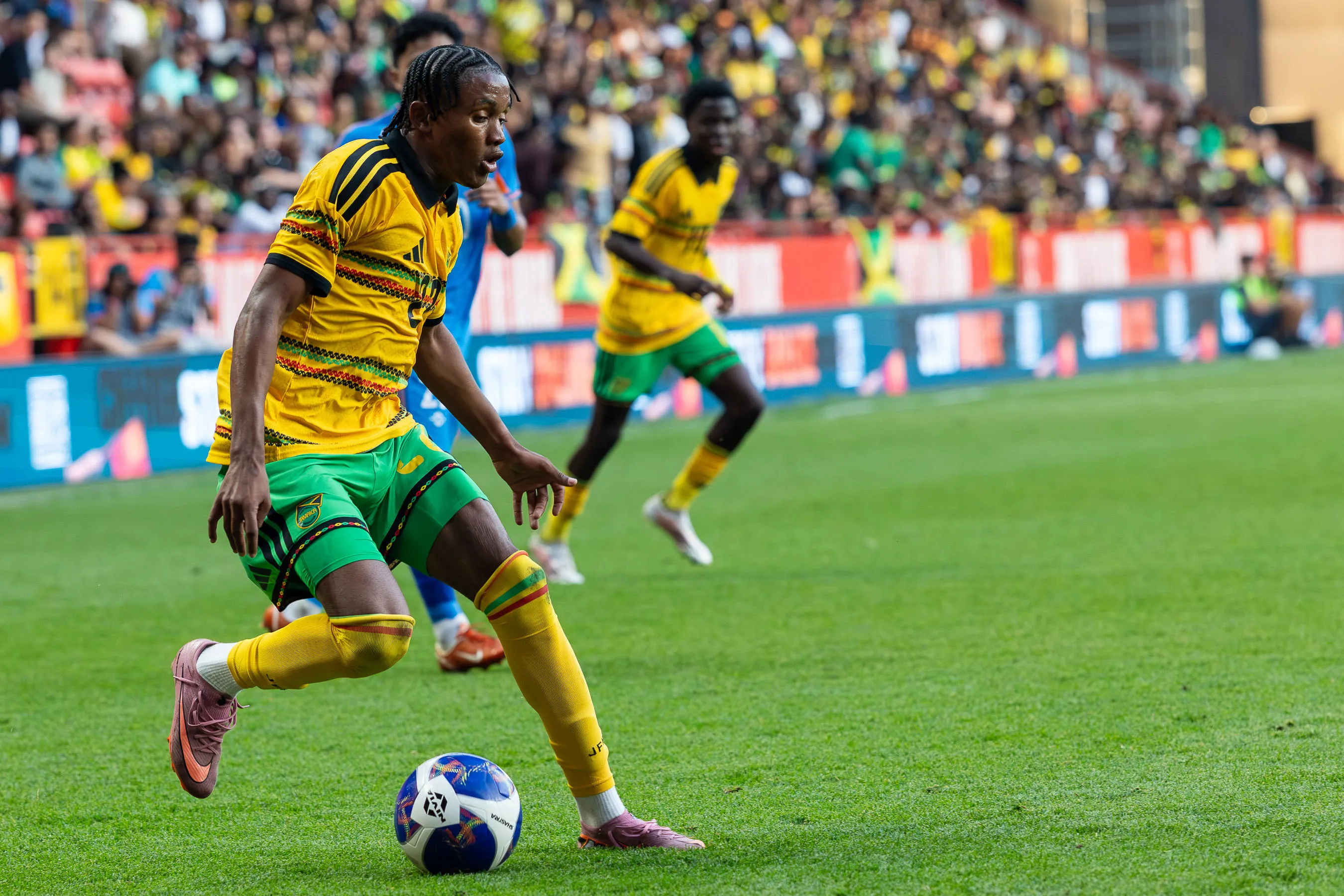 Jamaica forward Nickalia Fuller 22  