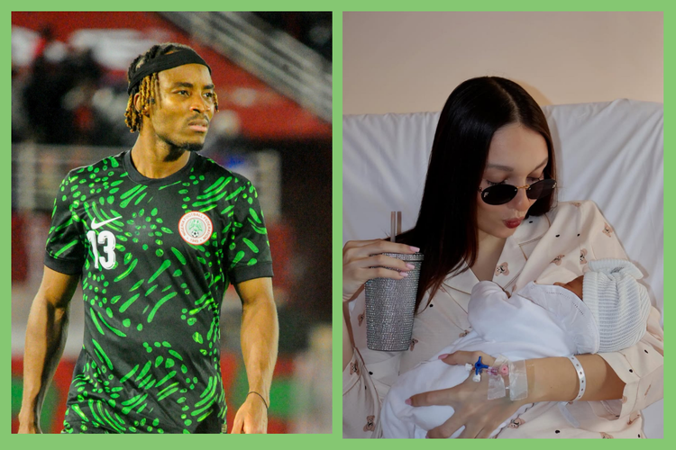 ‘First daughter’ – What Super Eagles star Bruno Onyemaechi named his child with Ines Fontes